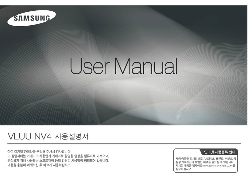 Samsung EC-NV4ZZSBA/US - NV4 Digital Camera User manual