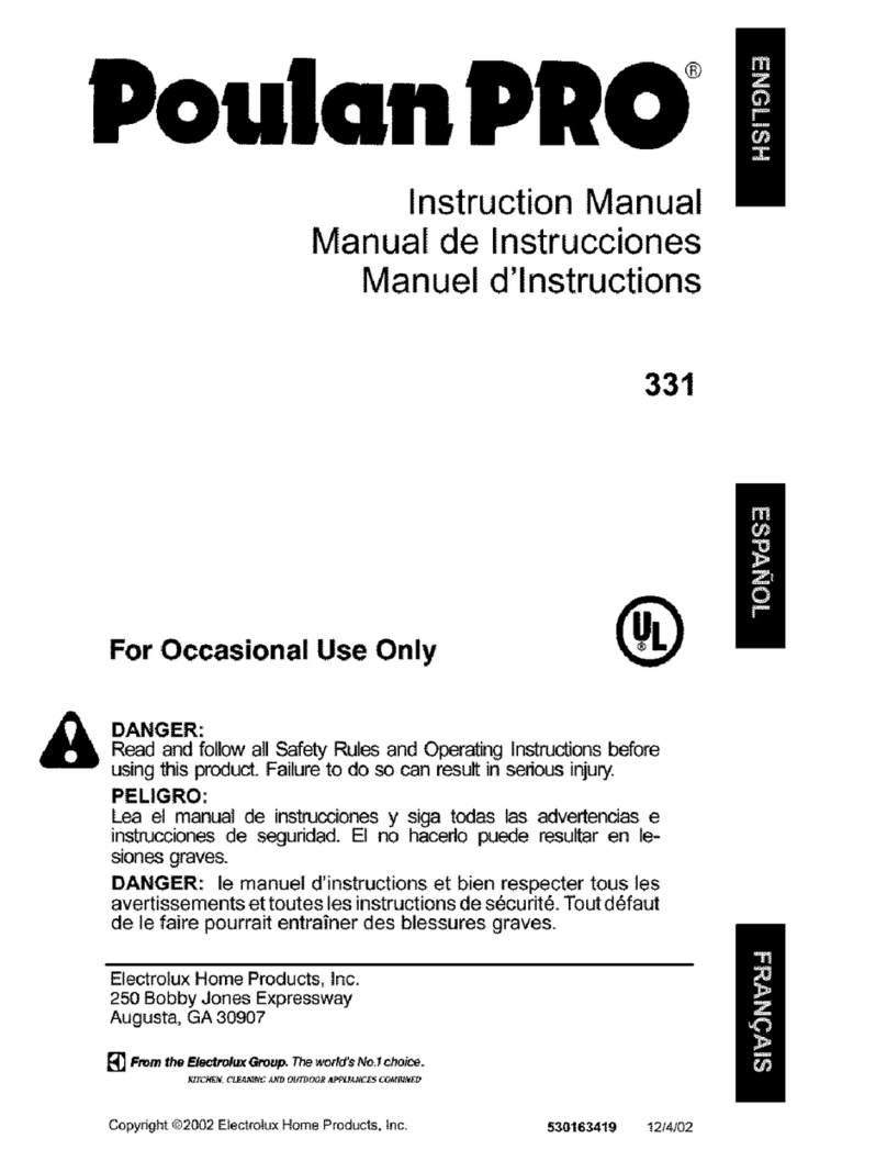 Poulan Pro 331 instruction manual