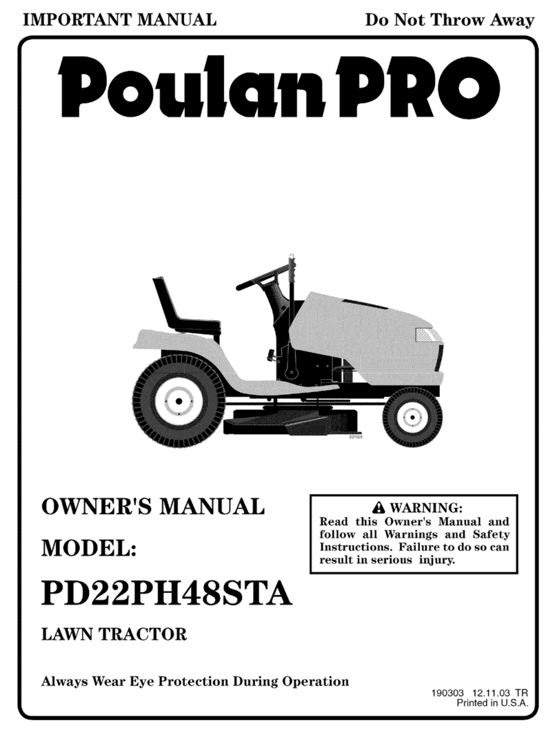 Poulan Pro PD22PH48STA owner's manual