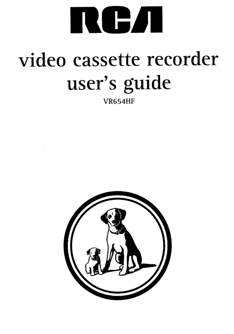 RCA VR654HF User manual