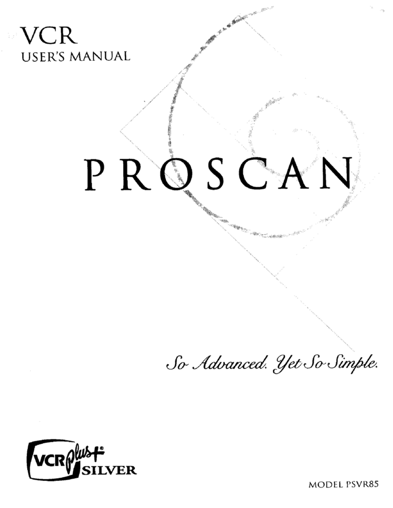 ProScan PSVR85 User manual ProScan PSVR85 User manual