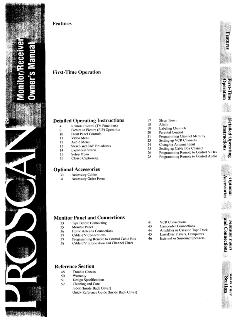 ProScan PS35310 User manual
