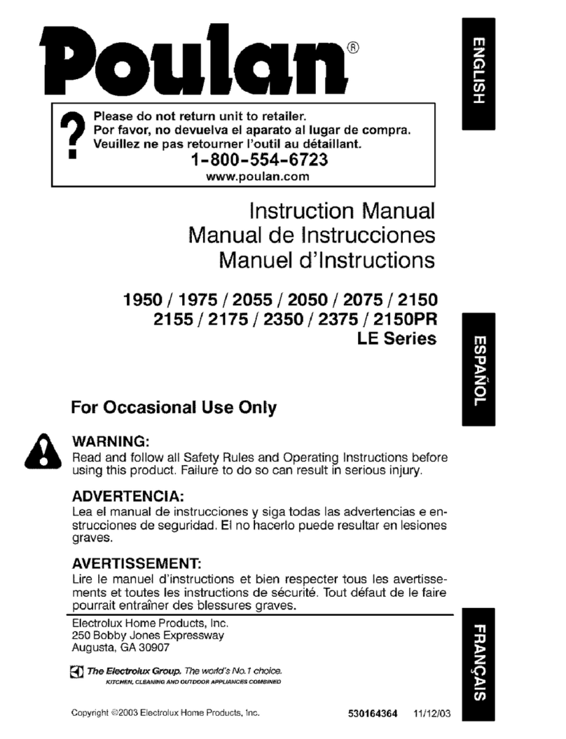 Poulan Pro 2350 LE Series User manual