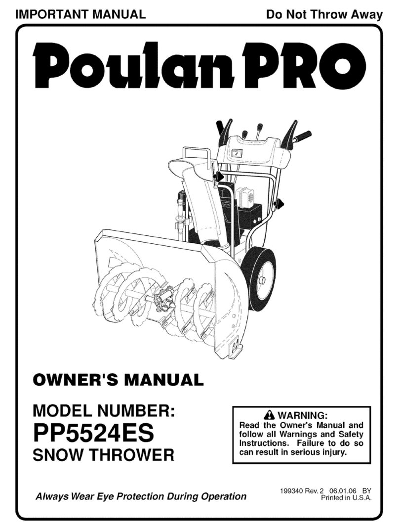 Poulan Pro PP5524ES owner's manual