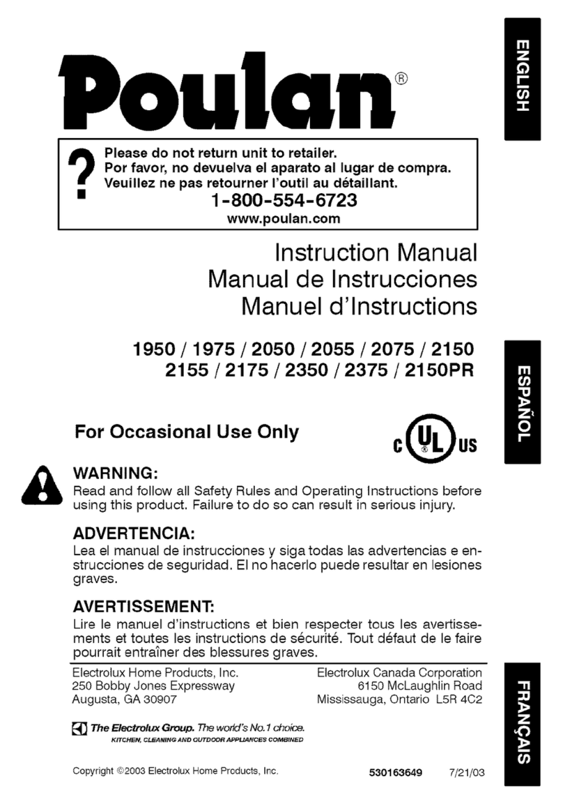 Poulan Pro 2350 User manual