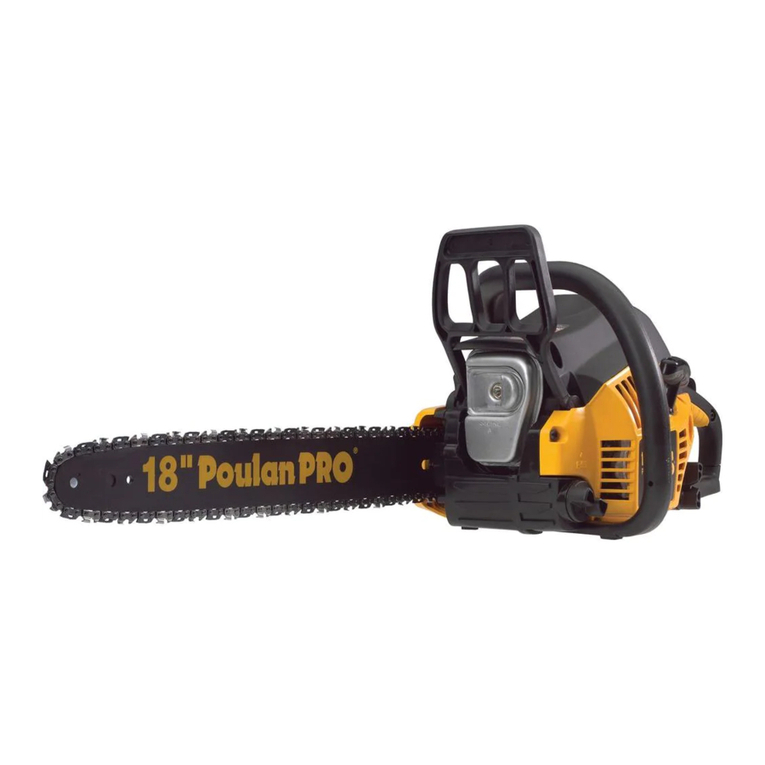 Poulan Pro WOODMASTER 2550 instruction manual