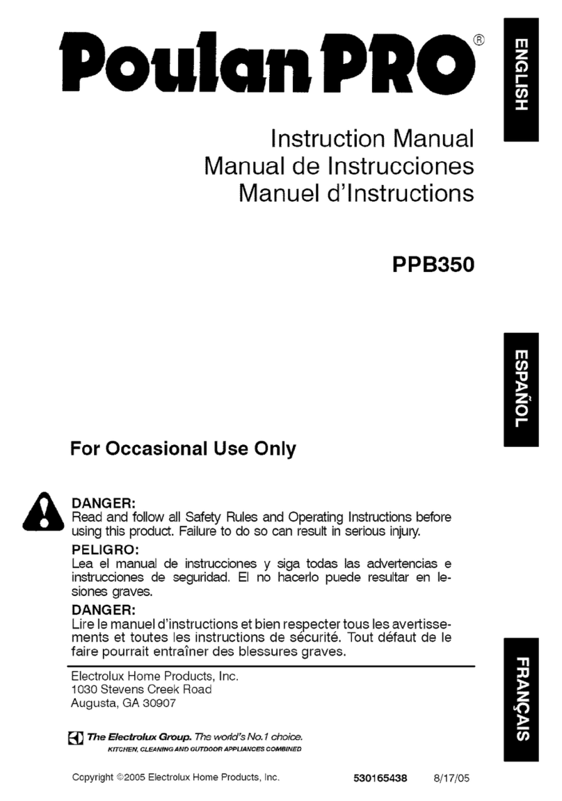 Poulan Pro PPB350 instruction manual