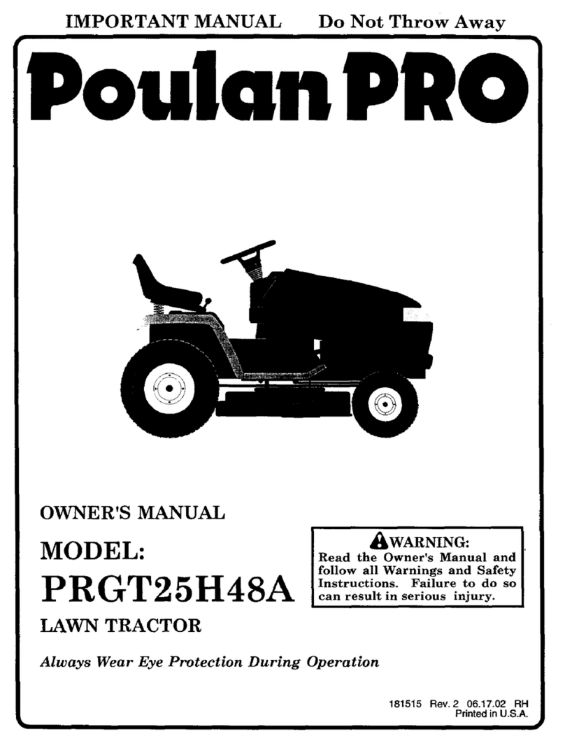 Poulan Pro PRGT25H48A owner's manual