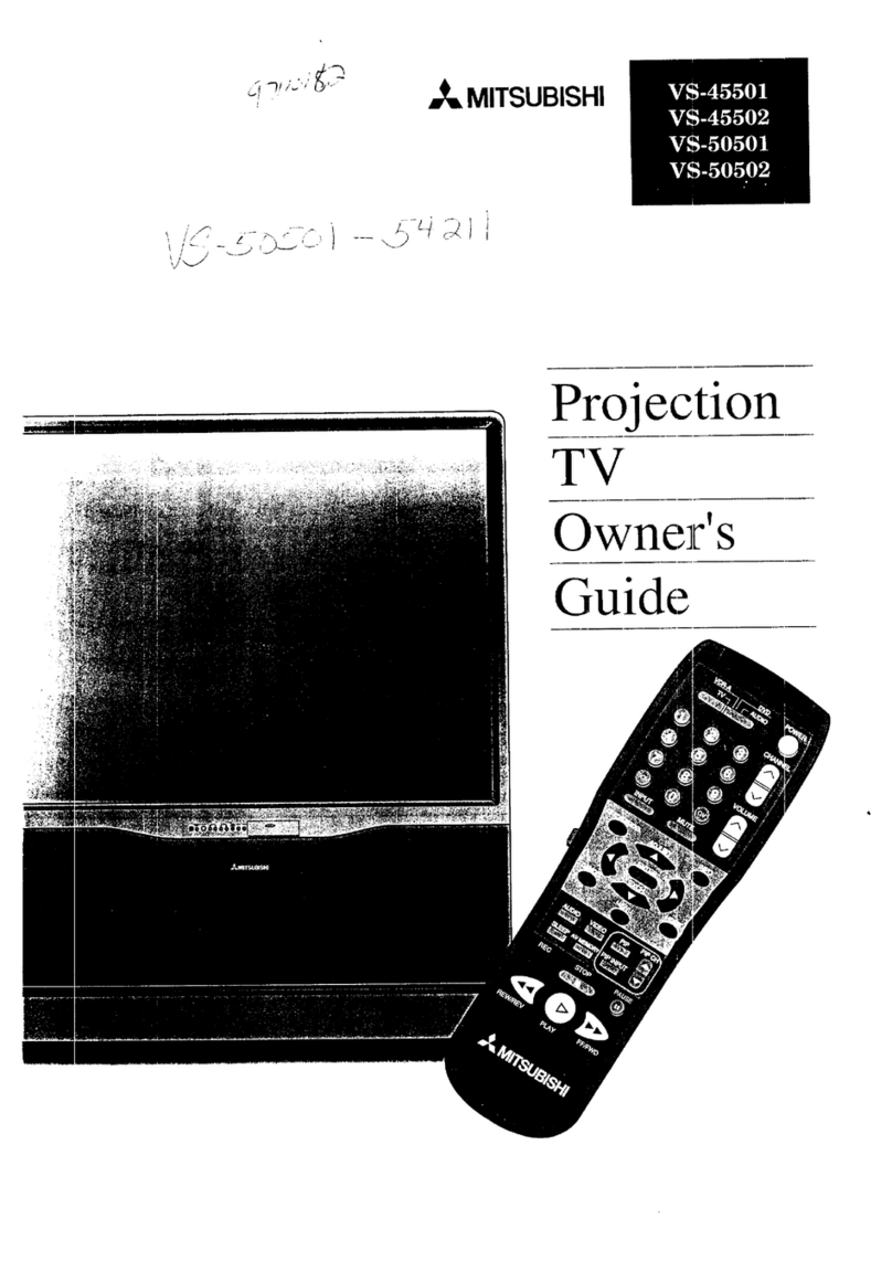 Mitsubishi VS-45501 User manual