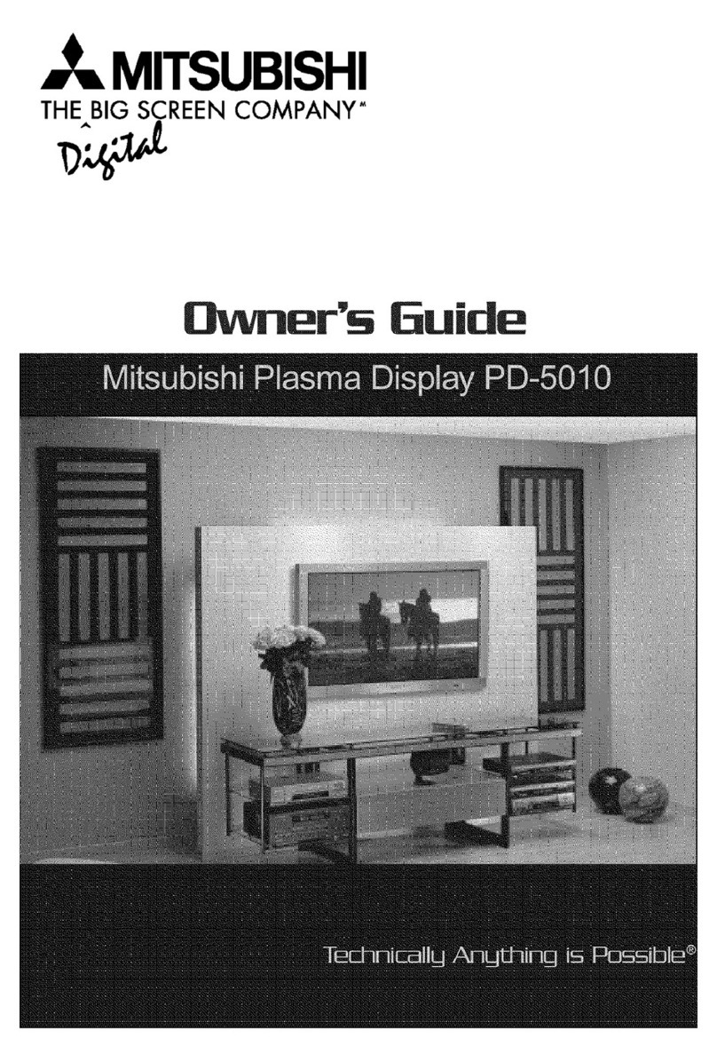Mitsubishi PD-5010 User manual