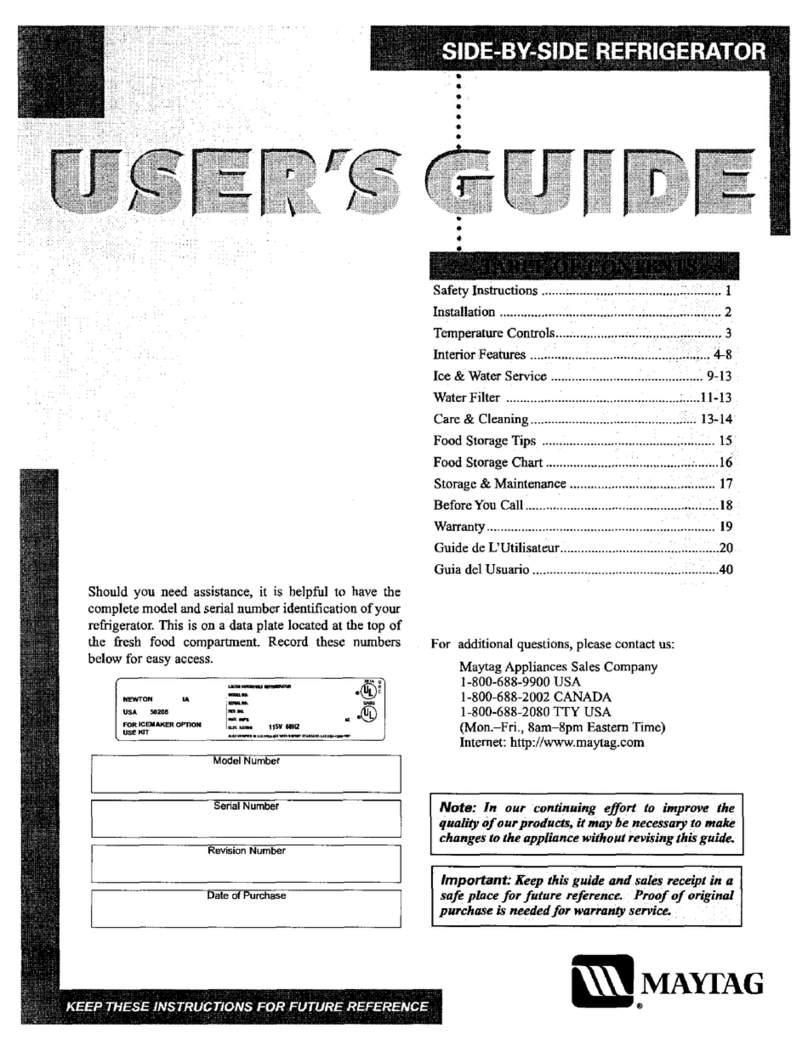 Maytag MSD2756GES User manual