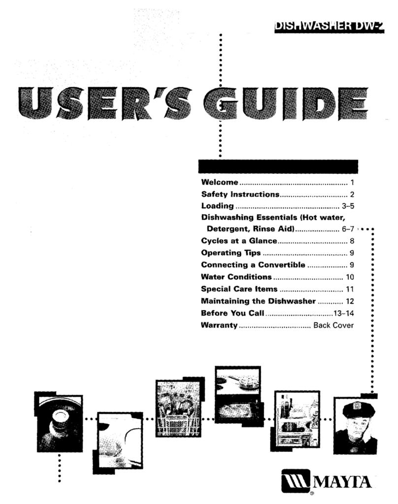 Maytag MDB4000 User manual