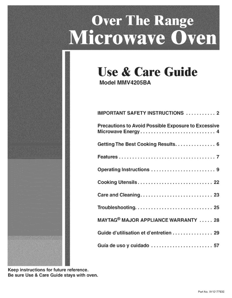 Maytag MMV4205BA User manual