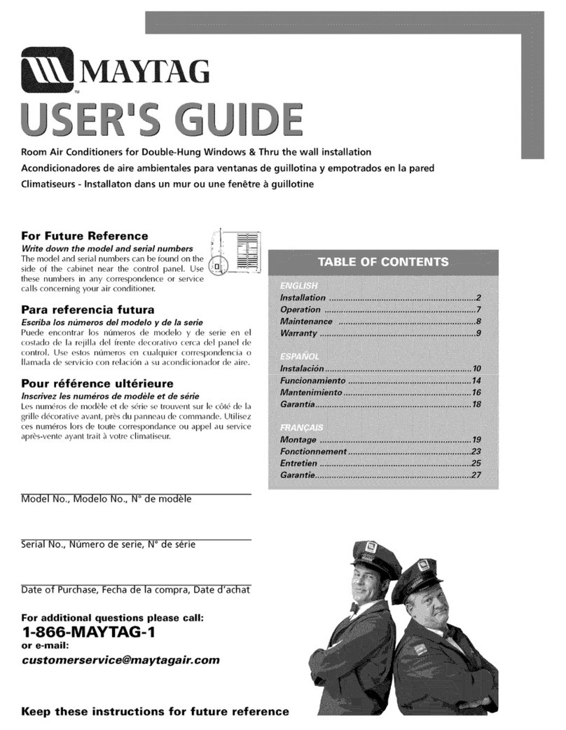 Maytag 23-11-2229N-004 User manual