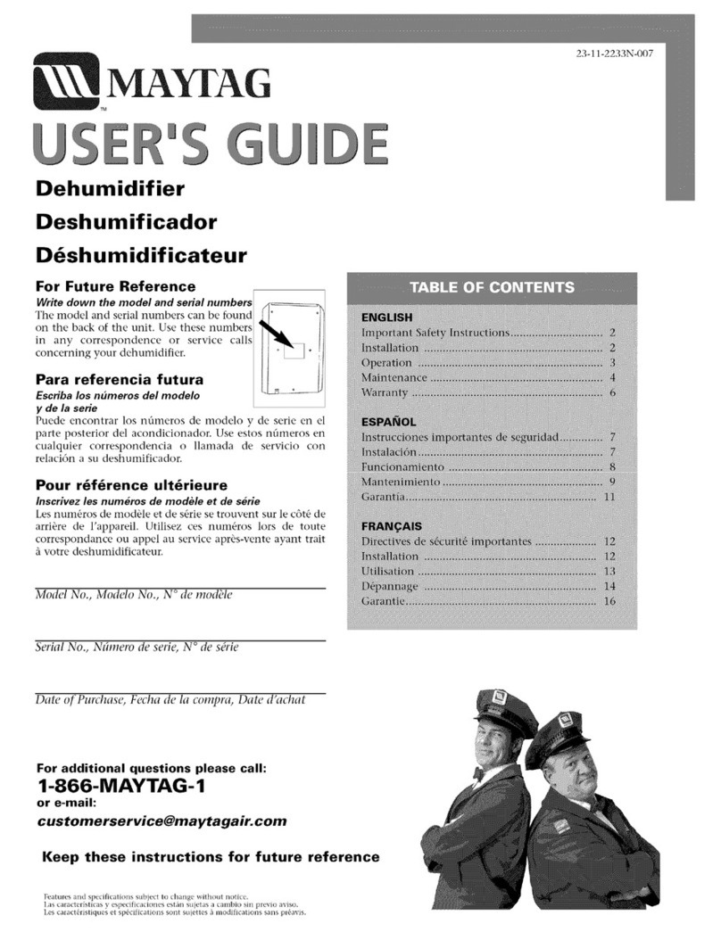 Maytag 23-11-2233N-007 User manual