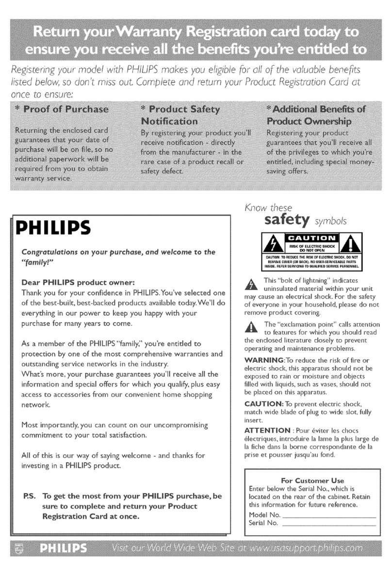 Philips 50PF7320A/37 User manual