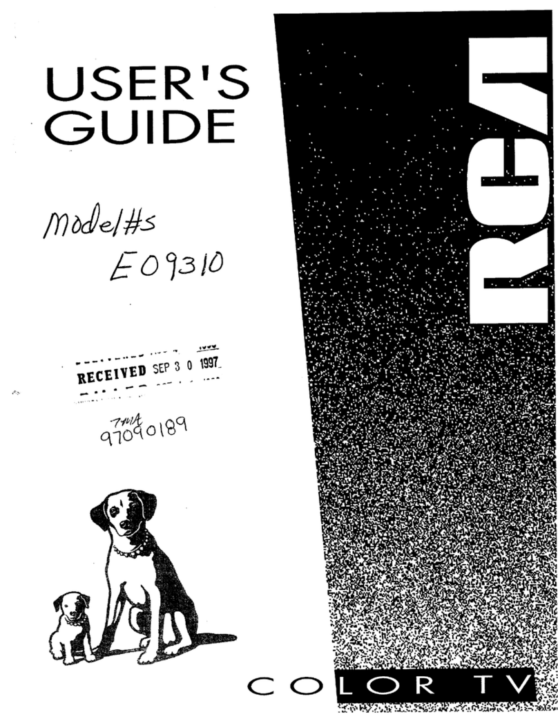RCA EO9310 User manual