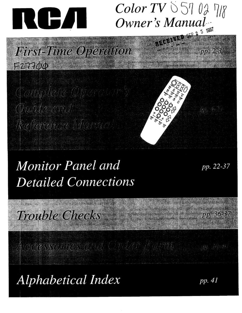 RCA F27700 User manual