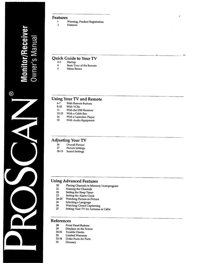 ProScan PS27108 User manual