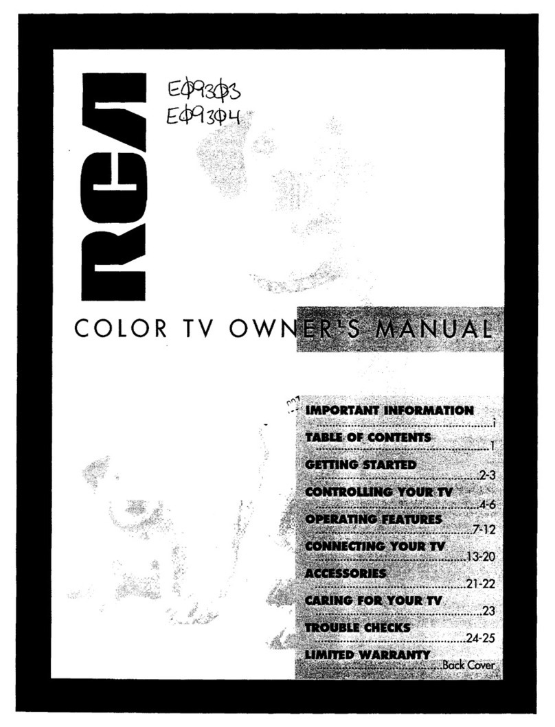RCA E09303 User manual