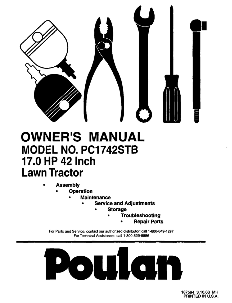 Poulan Pro PC1742STB owner's manual