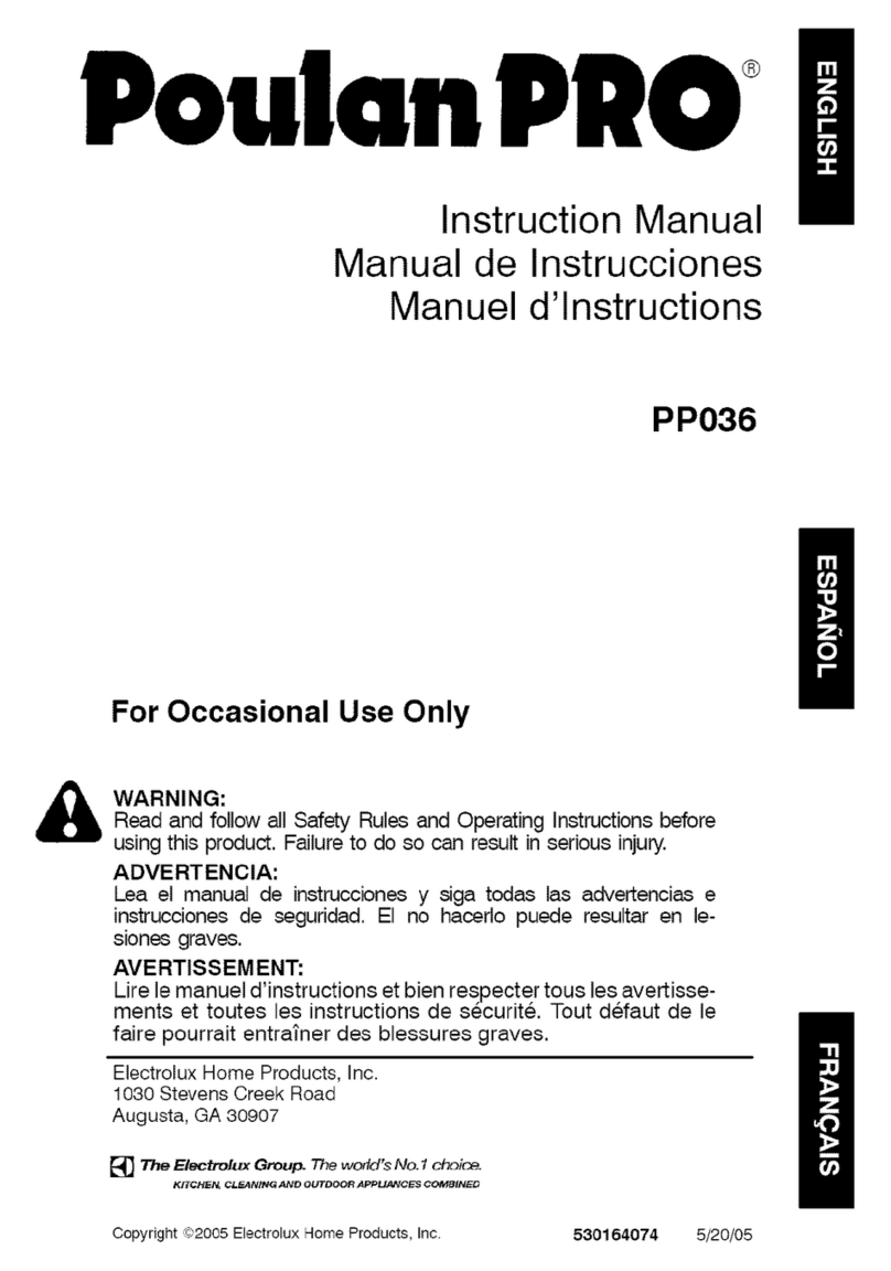 Poulan Pro PP036 User manual