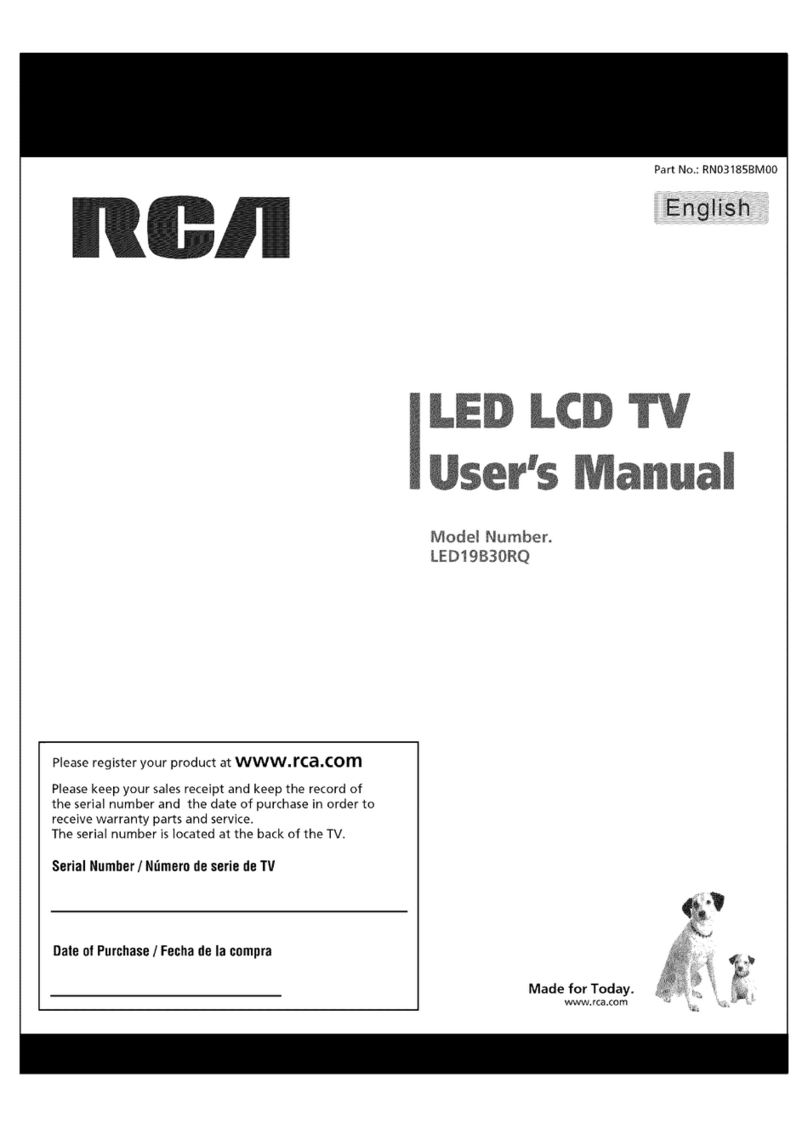 RCA LED19B30RQ User manual