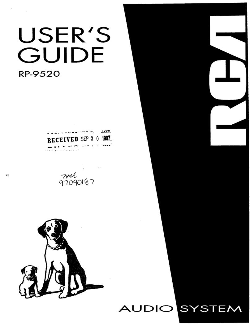 RCA RP-9520 User manual