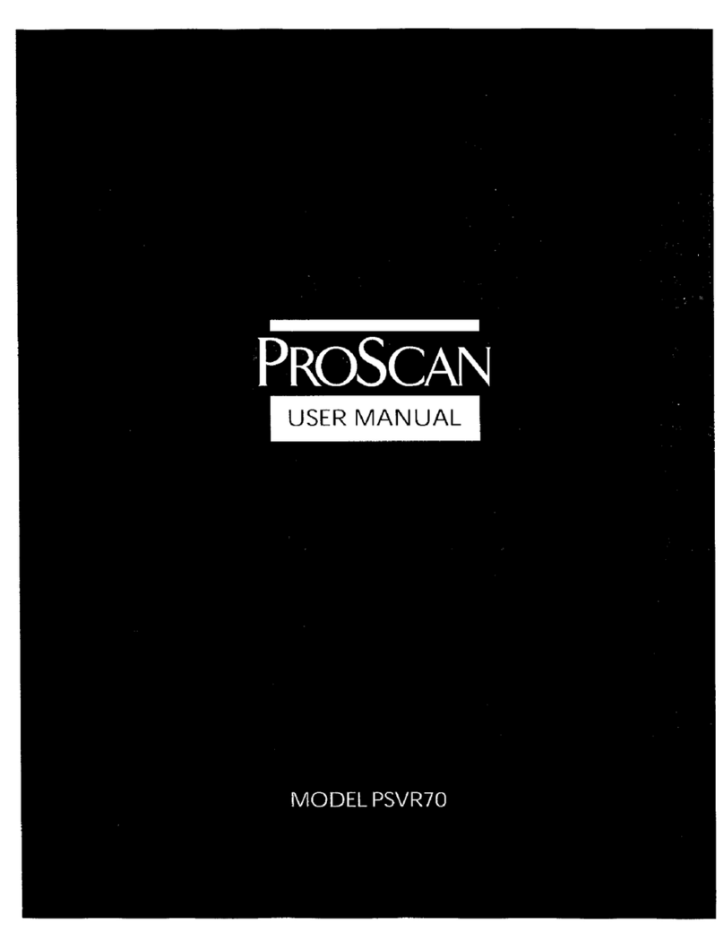 ProScan PSVR70 User manual ProScan PSVR70 User manual
