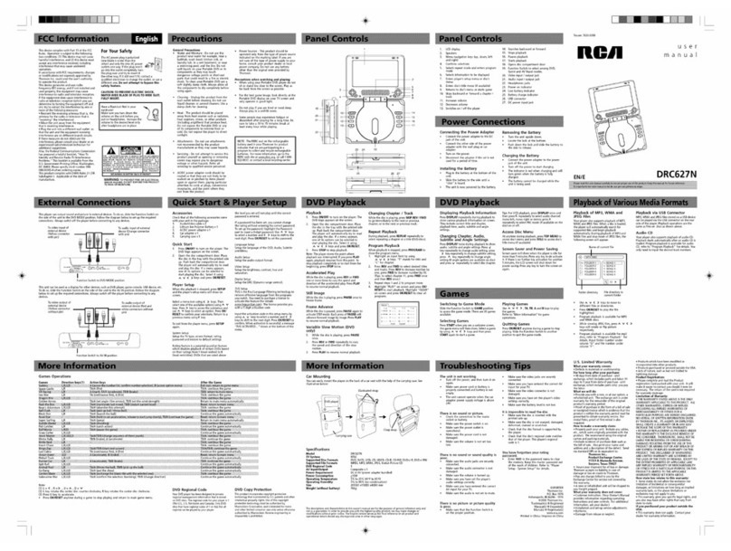 RCA DRC627N user manual