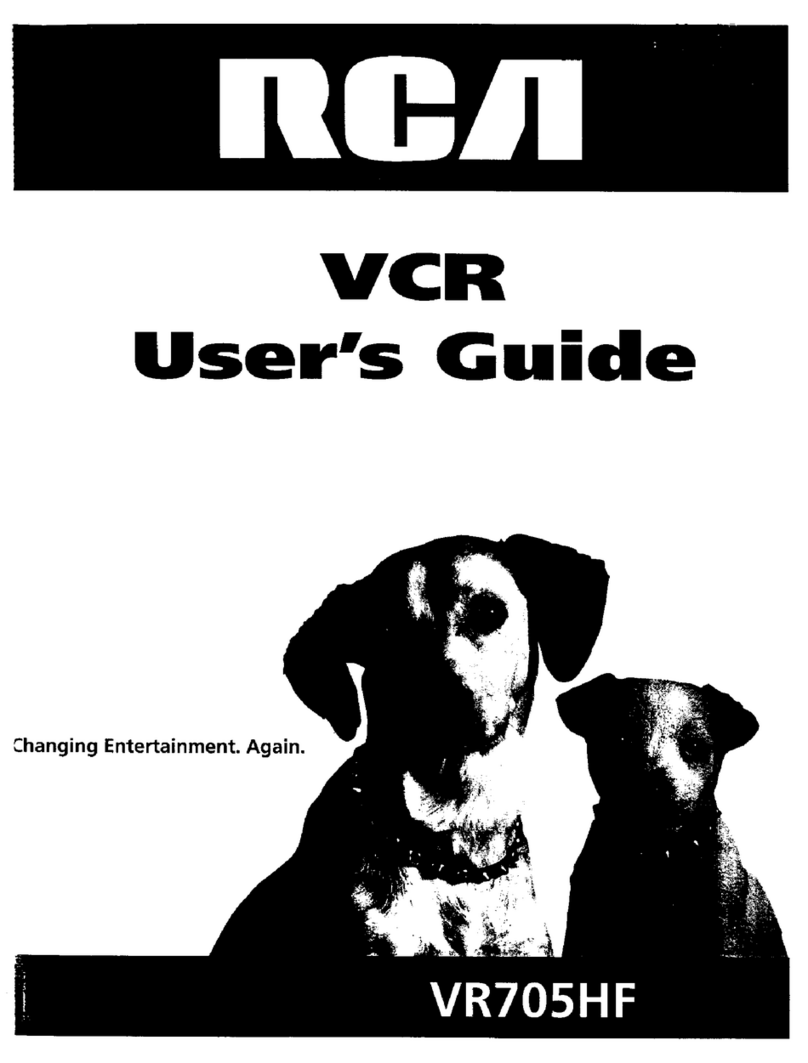 RCA VR705HF User manual