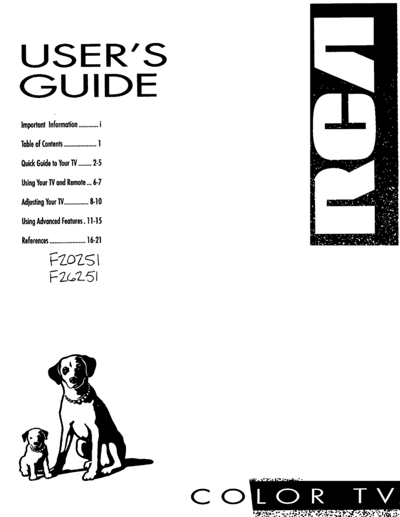 RCA F20251 User manual