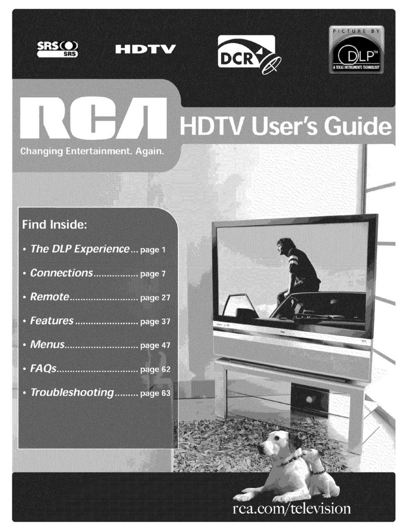 RCA M61WH74SYX1 User manual RCA M61WH74SYX1 User manual