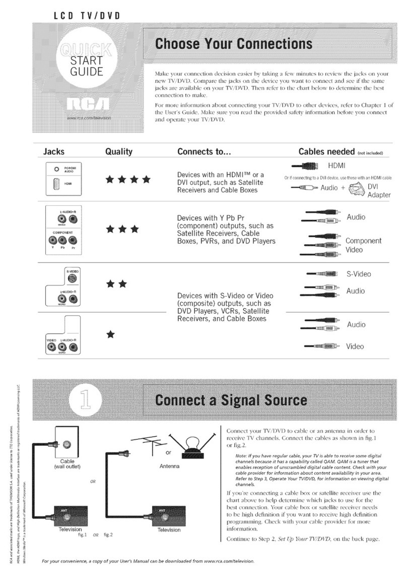 RCA L32WD26D User manual