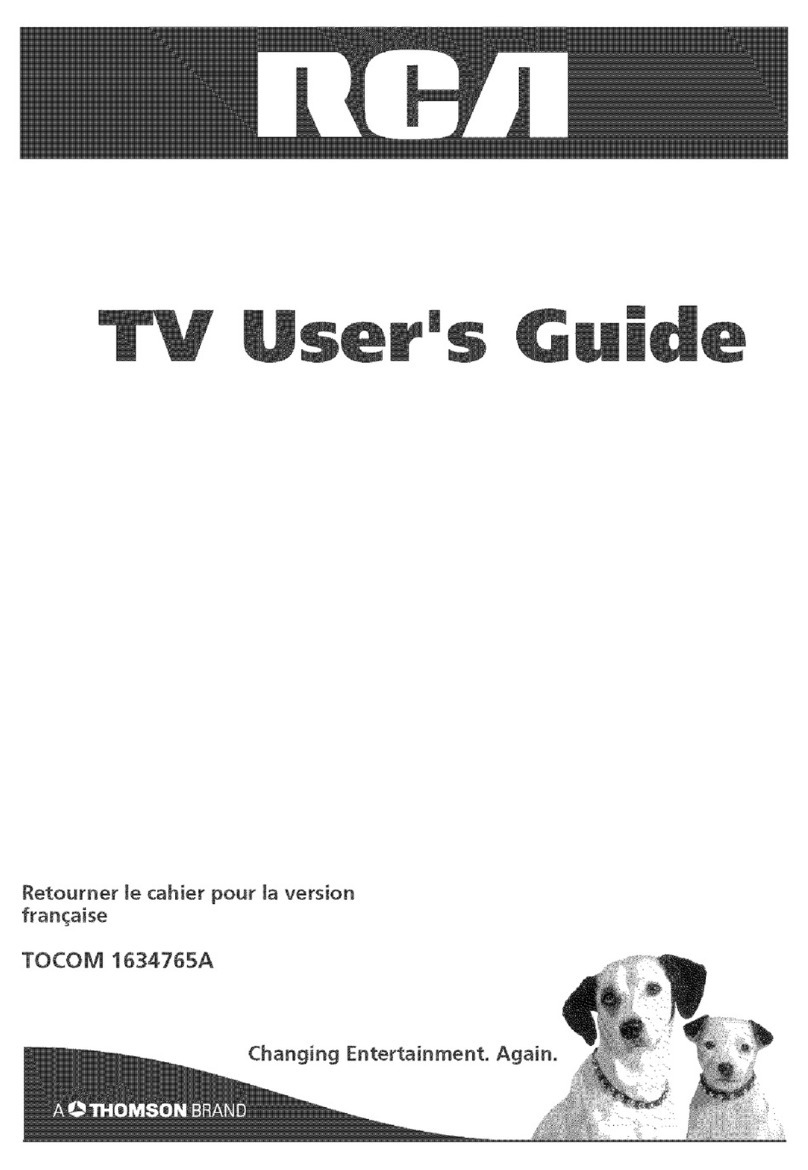RCA TOCOM 1634765A User manual RCA TOCOM 1634765A User manual