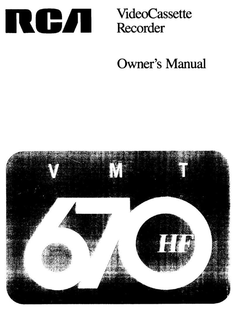 RCA VMT670HF User manual