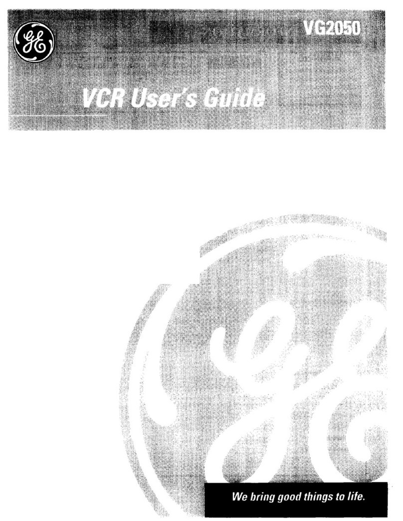 GE VG2050 User manual