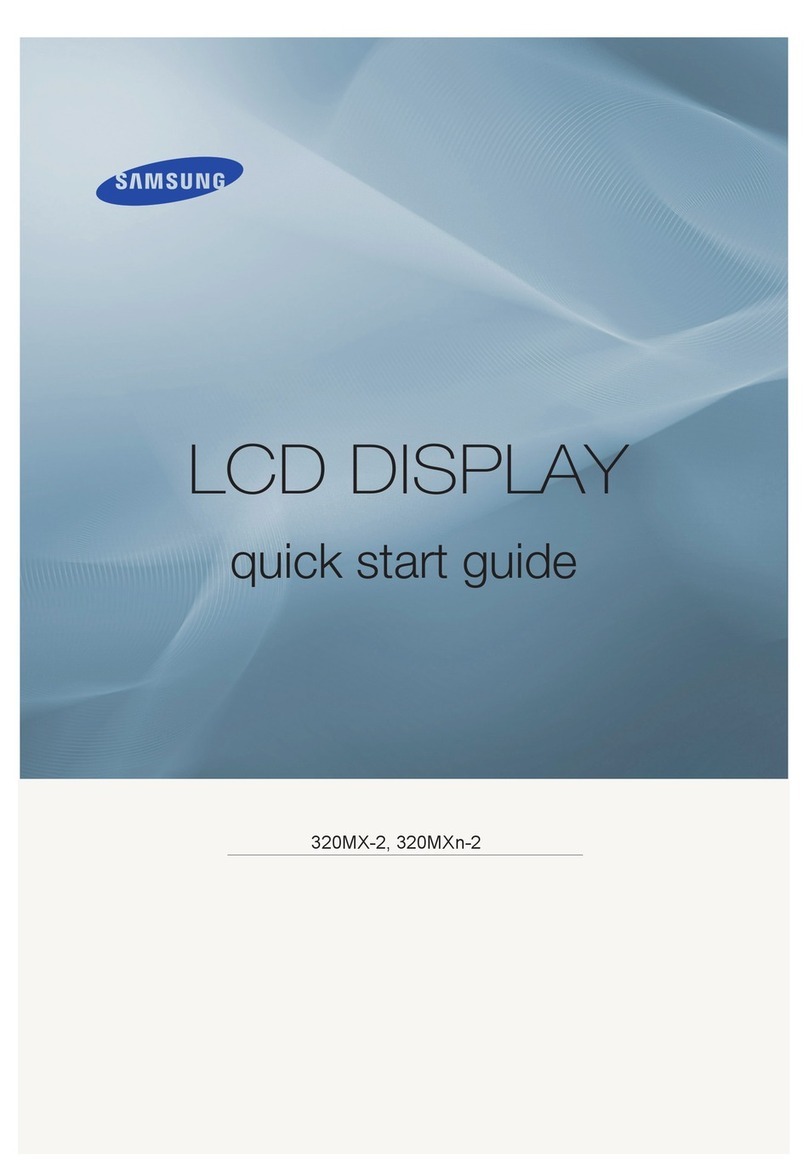 Samsung 320MXn-2 - SyncMaster - 32" LCD Flat Panel... User manual