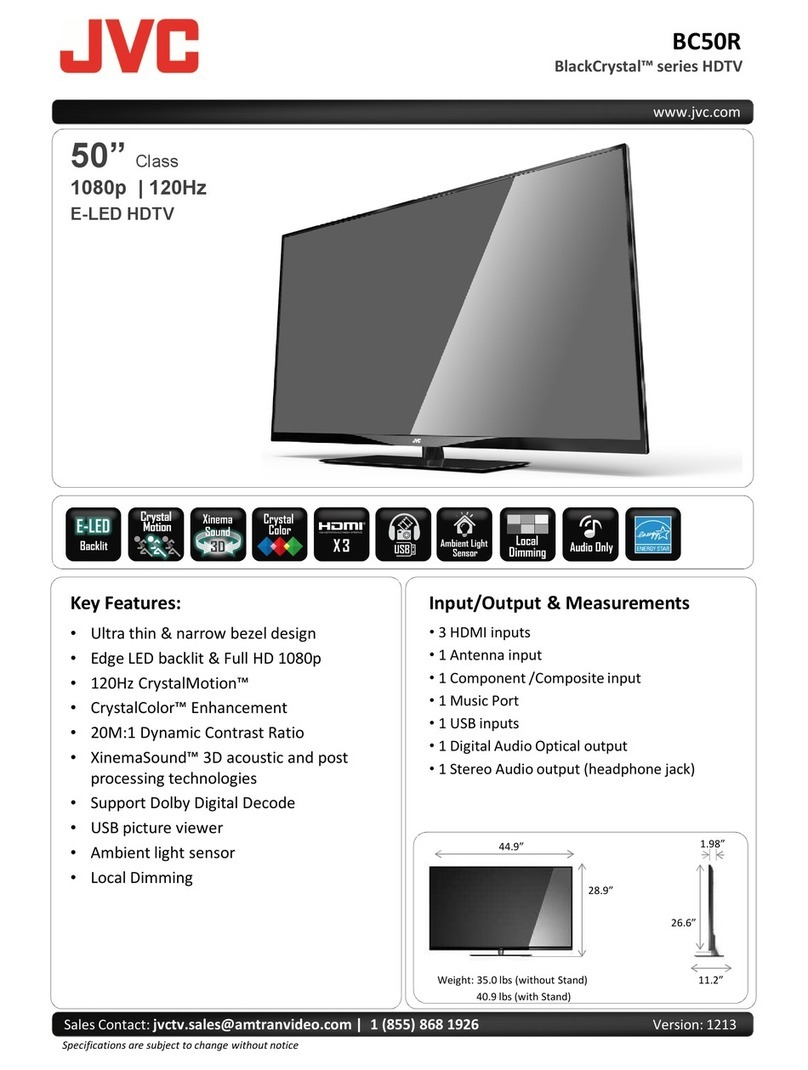 JVC BlackCrystal BC50R User manual