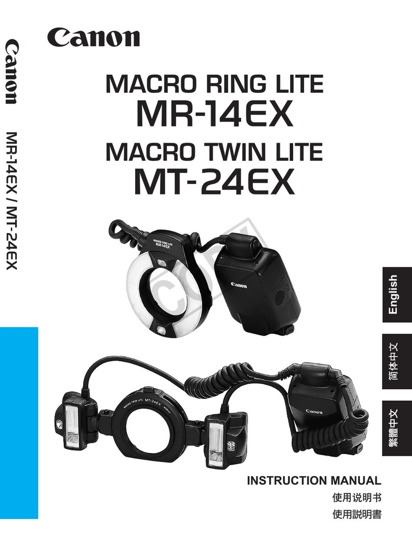 Canon 14EX - MR - Ring-type Flash instruction manual