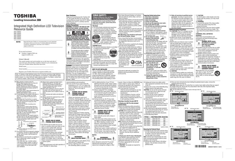 Toshiba 23L1350U Firmware update