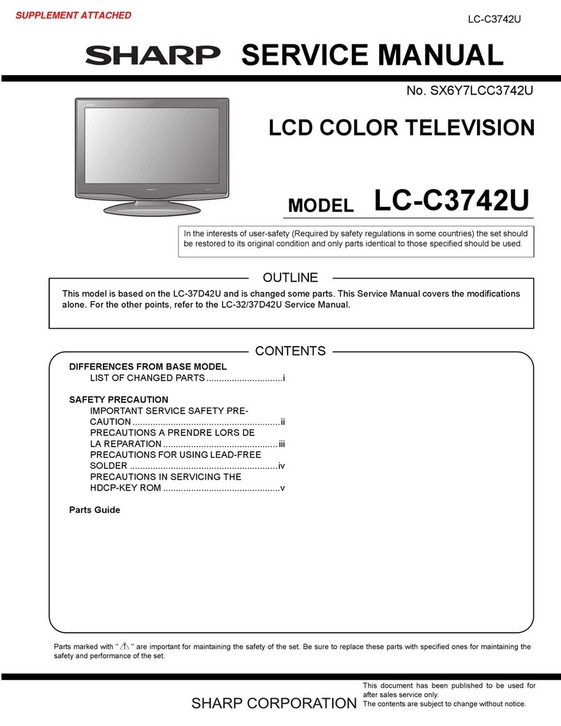 Sharp LC-C3742U User manual