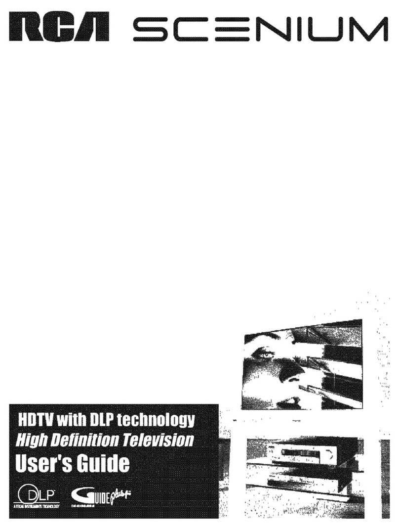 RCA Scenium HDLP50W151YX1 User manual