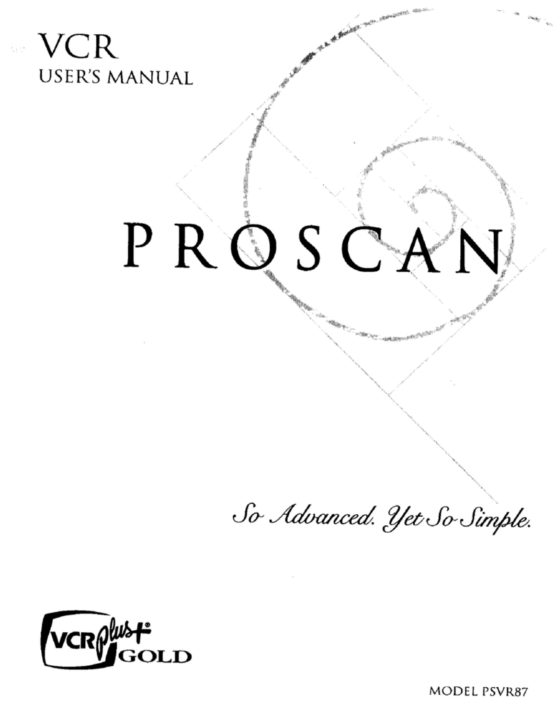 ProScan PSVR87 User manual ProScan PSVR87 User manual