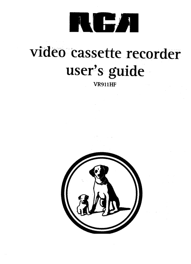 RCA VR911HF User manual