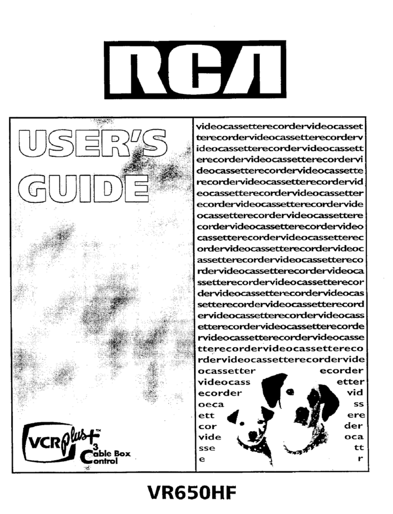 RCA VR650HF User manual