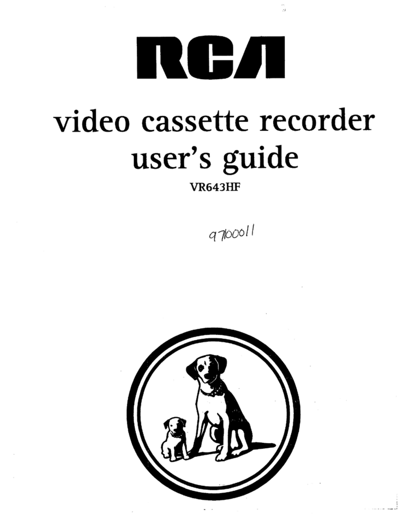 RCA VR643HF User manual