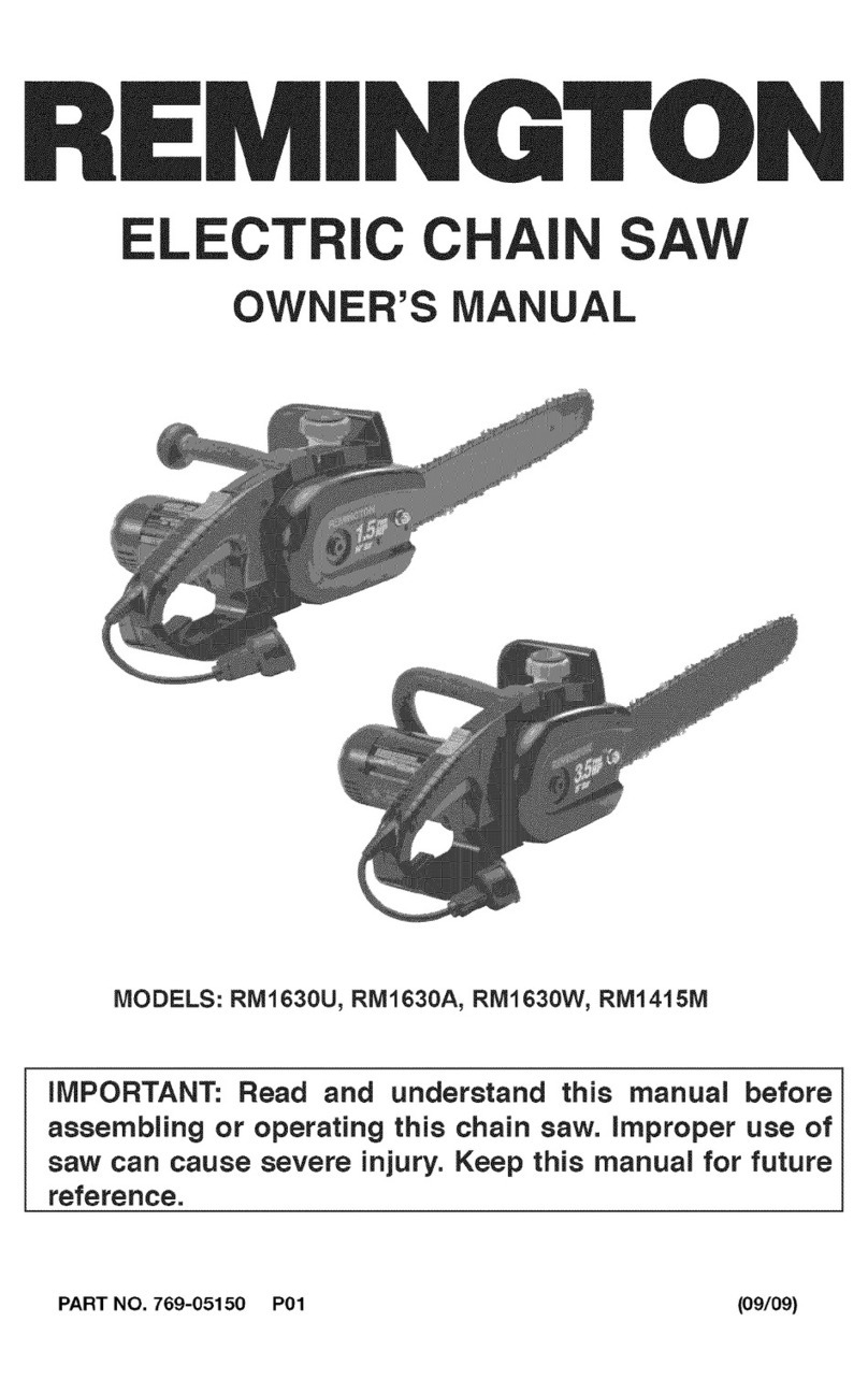 Remington RM1415M User manual