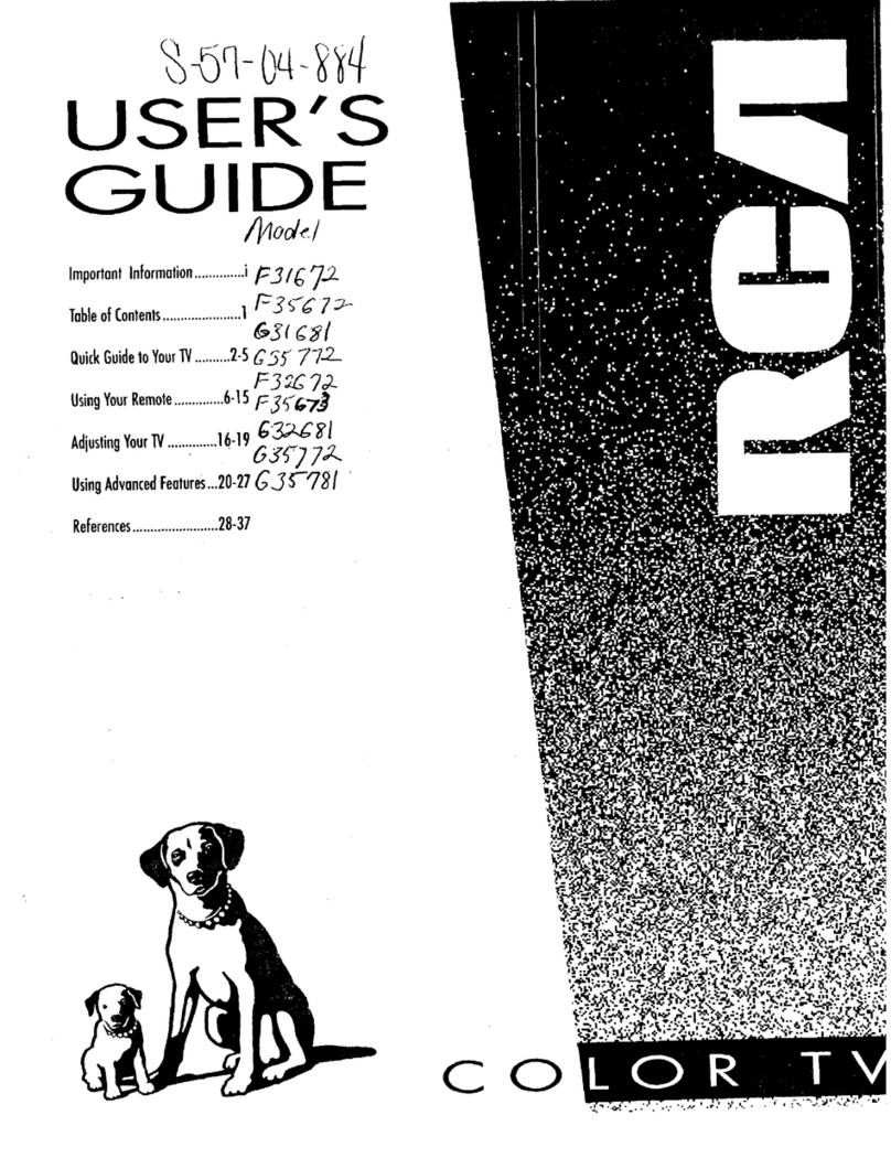 RCA F35672 User manual RCA F35672 User manual