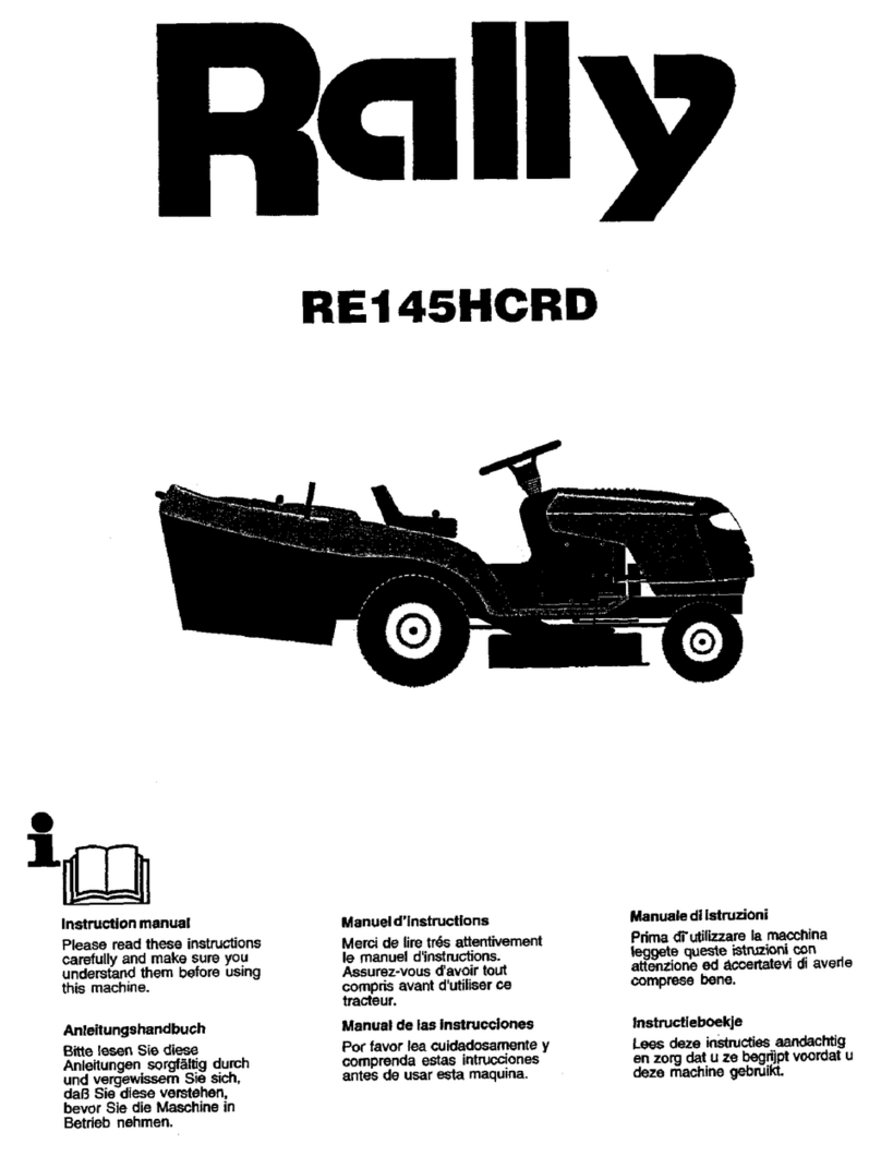 Rally RE145HCRD instruction manual